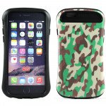 Wholesale Apple iPhone 6 4.7 Design Candy Shell Hybrid Case (Camouflage Green)